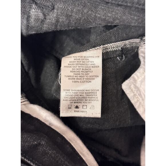 Imogene + Willie Catherine Jeans 25 Womens Black Wash High Rise Vintage Straight - Picture 8 of 8